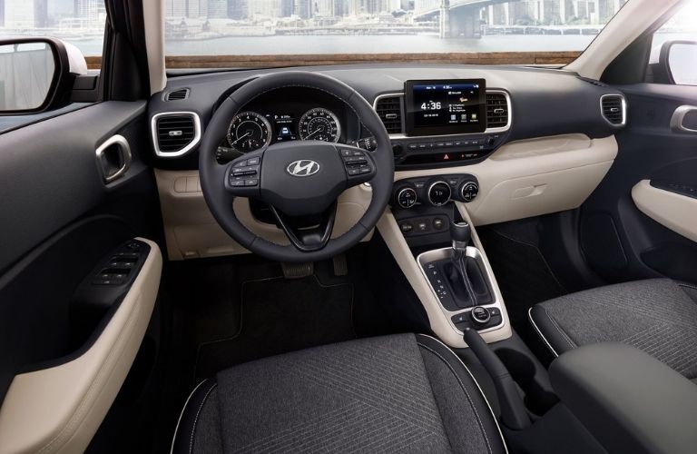 2022 Hyundai Venue front interior