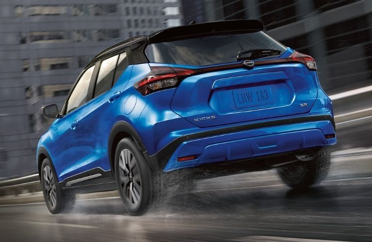 Rear view of the 2022 Nissan Kicks