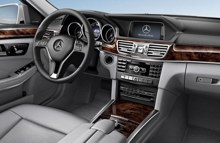 Front console of the 2015 Mercedes-Benz E-Class