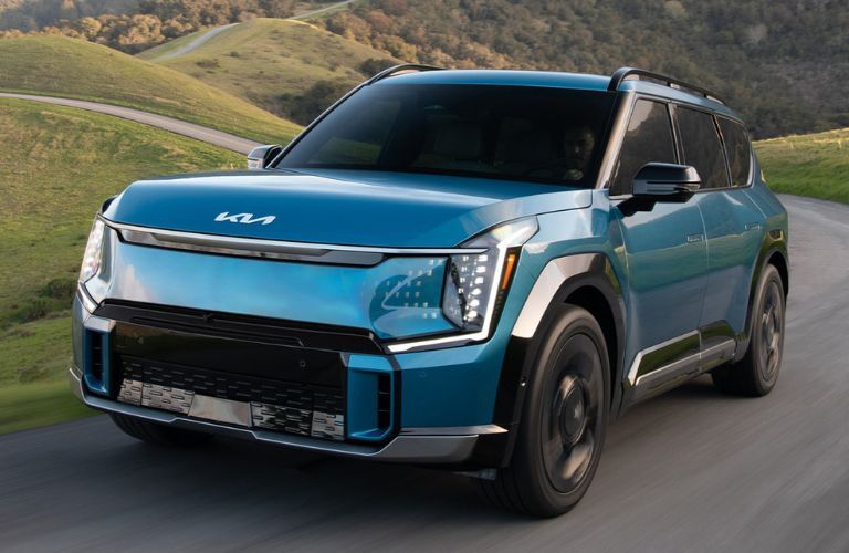 2025 Kia EV9 front and side view