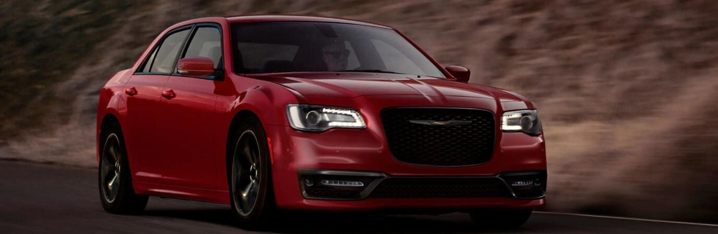 2022 Chrysler 300 side and front view