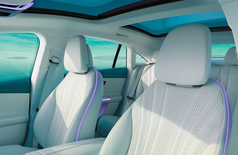 Seating in the 2025 Mercedes-Benz EQE sedan
