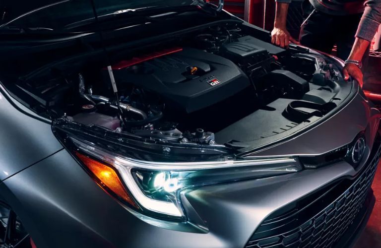 The capable powertrain of the 2023 Toyota GR Corolla