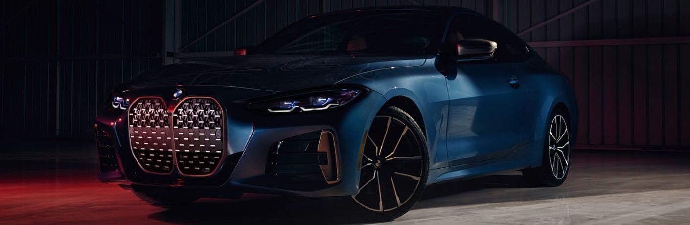 Front view of the 2023 BMW 4 Series parked