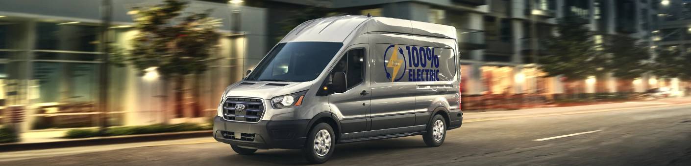 All-new 2022 Ford E-Transit 100 percent electric cargo van