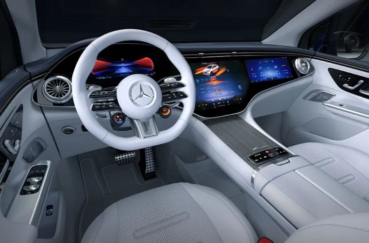 2026 Mercedes-AMG® EQE SUV interior front dash