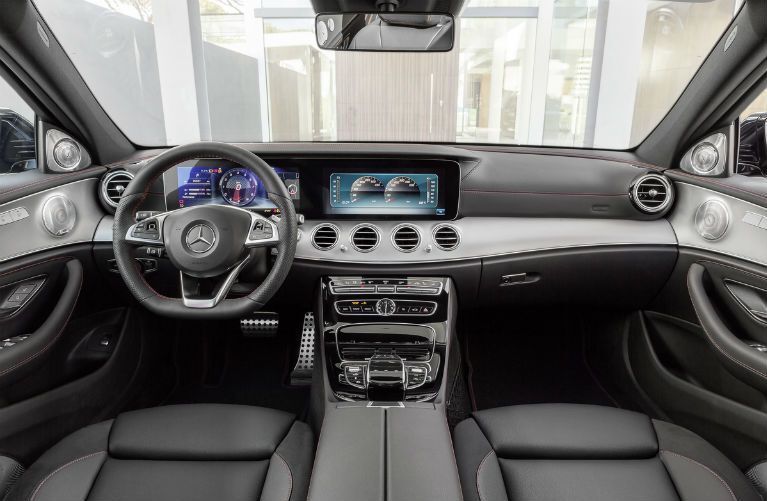 Cabin of the 2017 Mercedes-Benz AMG E43