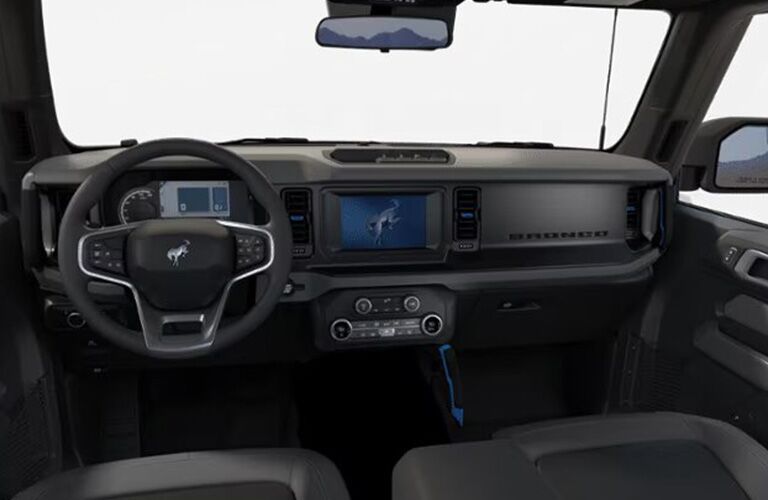 2023 Ford Bronco Black Diamond front seats