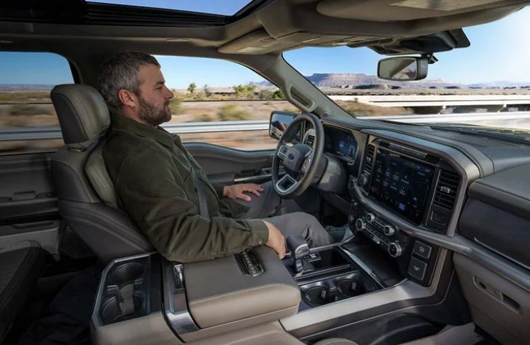 2025 Ford F-150 XLT front seats side view