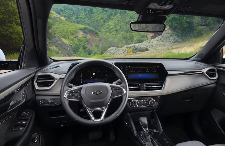 dashboard view of the 2025 Chevrolet Trailblazer