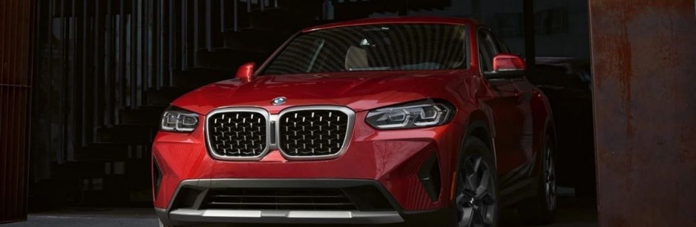 2022 BMW X4 on the road
