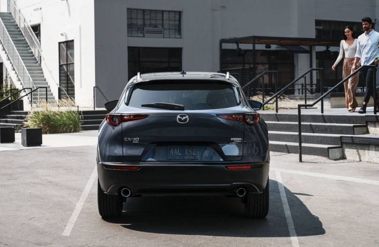 2021 Mazda CX-30 parked rear view