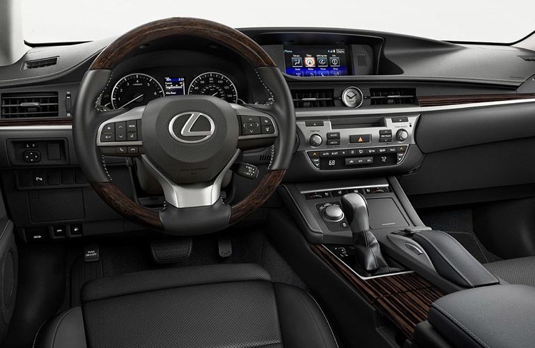 2017 Lexus ES350 Black Leather Interior