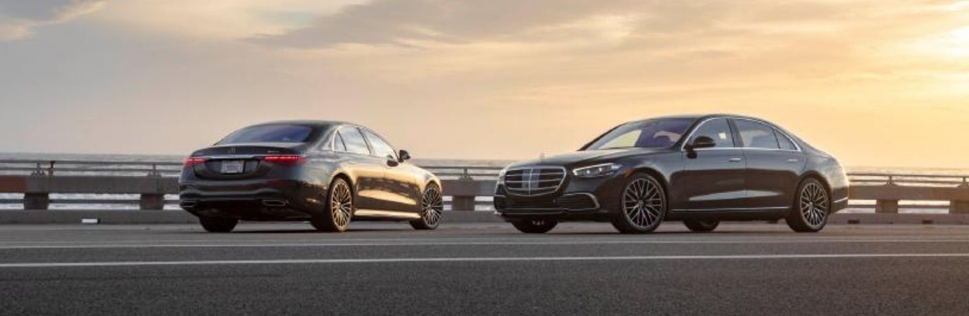 Two 2021 Mercedes-Benz S 580 4MATIC