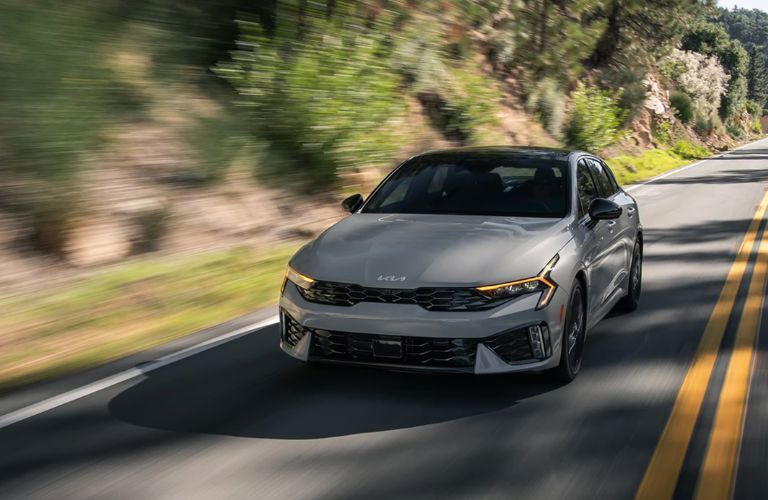 2025 Kia K5 on the road