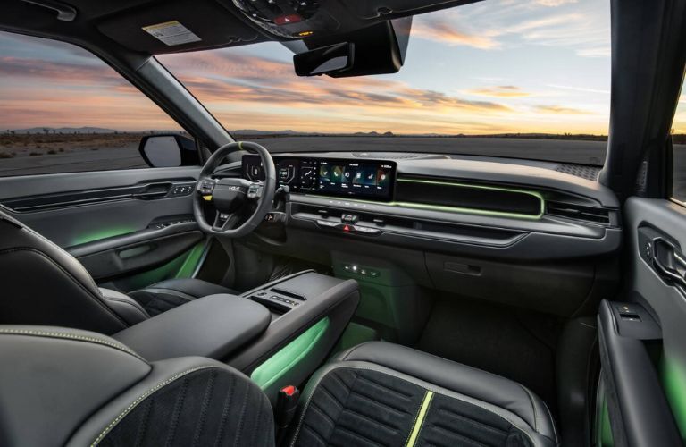 dashboard view of the 2026 Kia EV9