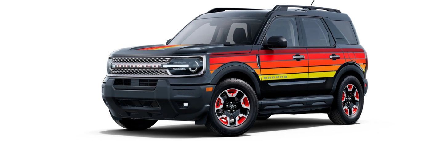 2025 Ford Bronco Sport Free Wheeling side view on white