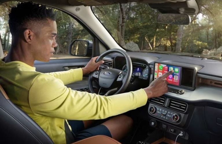 2024 Ford Maverick XL front seat with a driver