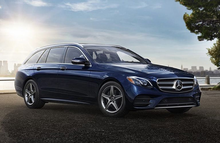 2019 Mercedes-Benz E-Class Wagon blue side view