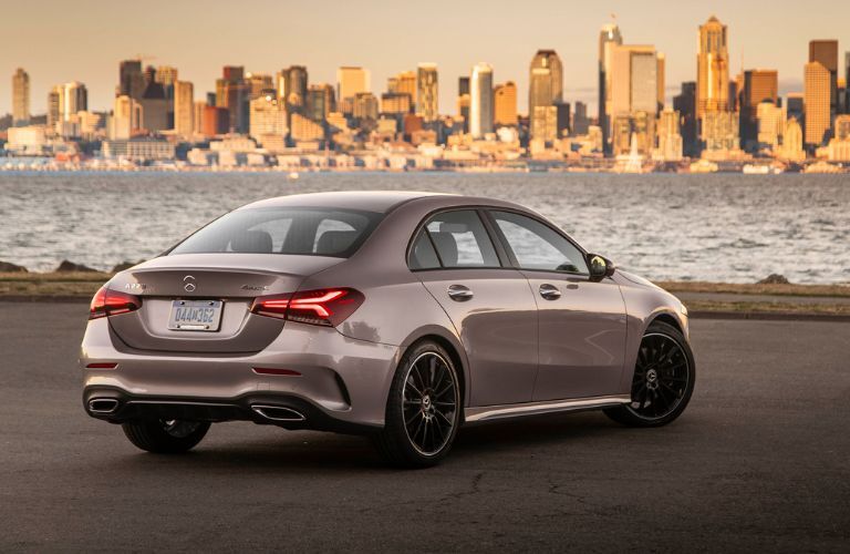 Rearview of the 2022 Mercedes-Benz A 220 4MATIC