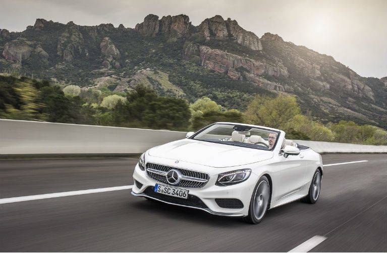 2017 Mercedes-Benz S 550 cabriolet white front