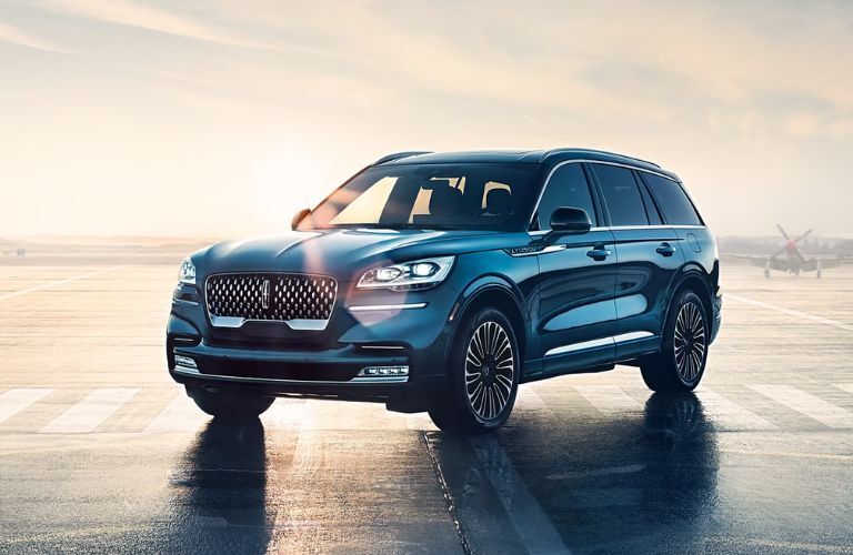 A 2024 Lincoln Aviator on a smooth road