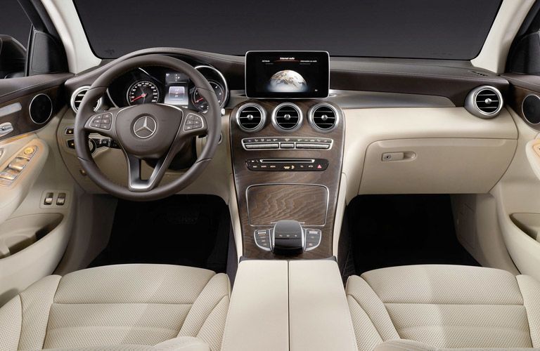 Cabin of the 2017 Mercedes-Benz GLC Coupe