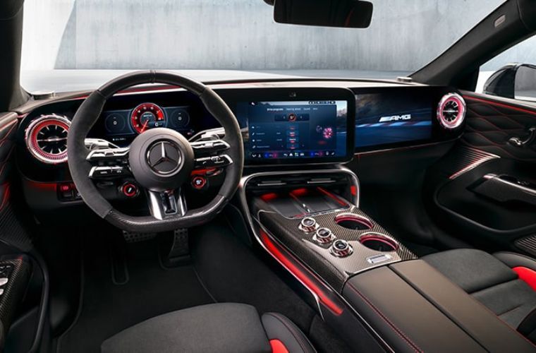 2027 Mercedes-AMG® GT 4-Door Coupe interior front dash