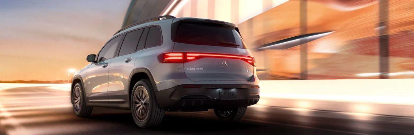 rear view of the 2025 Mercedes-Benz EQB SUV 