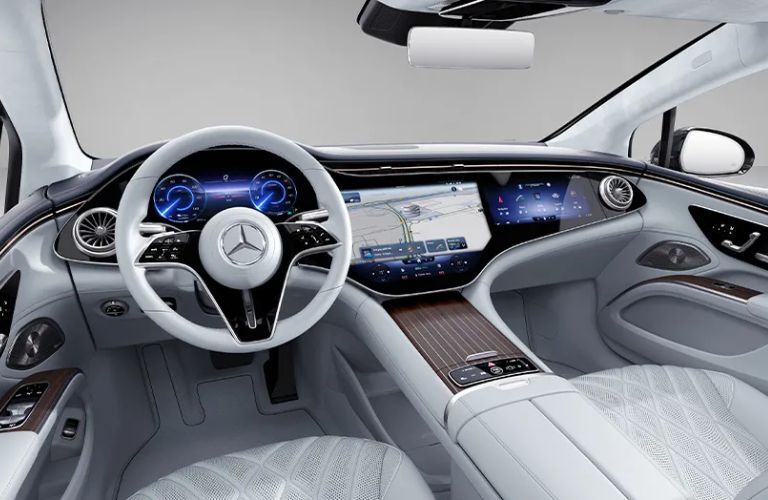 2024 Mercedes-Benz EQS 450 4MATIC® Sedan interior front dash