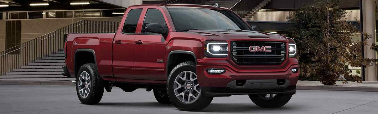 GMC in front of building