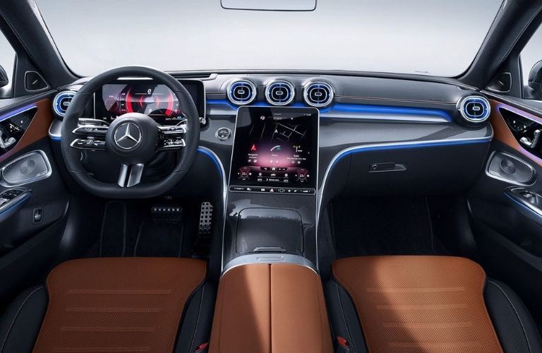 2022 Mercedes-Benz C-Class Steering Wheel and Dashboard