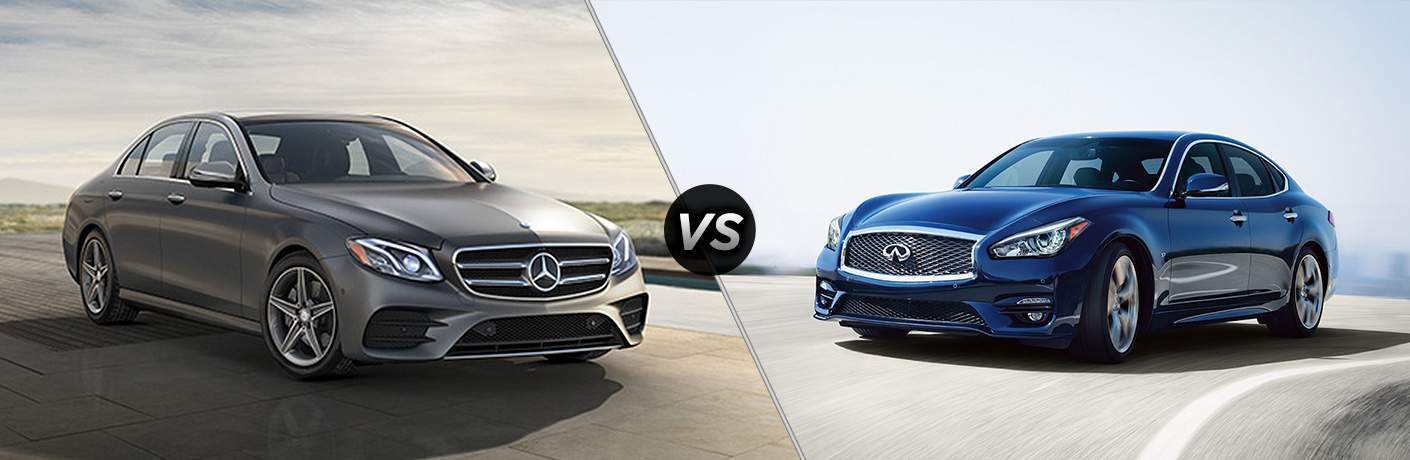 2018 Mercedes-Benz E 300 vs 2018 INFINITI Q70L 3.7 LUXE