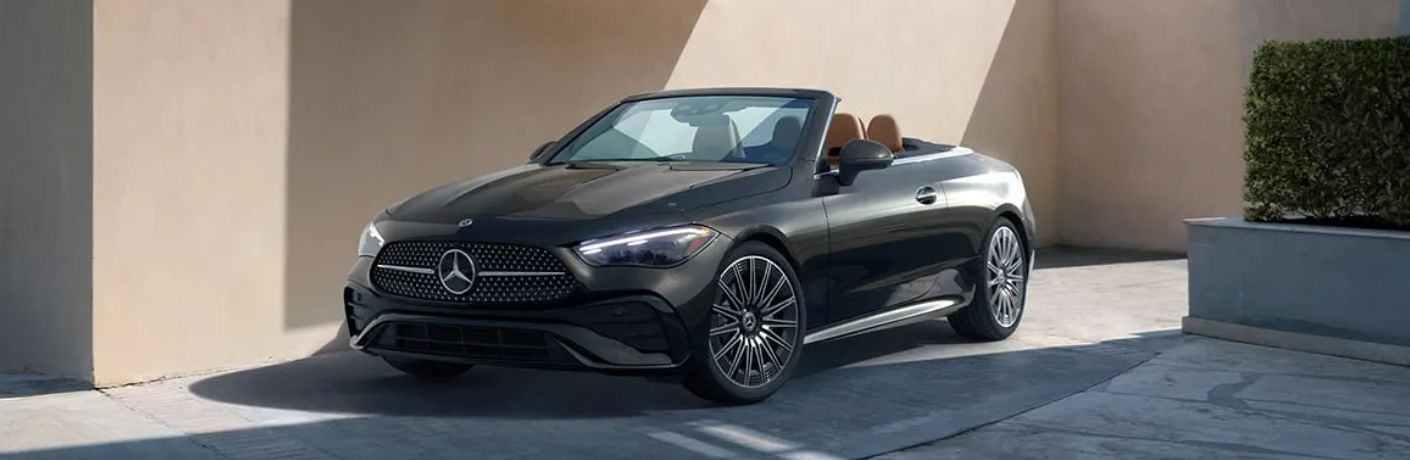 front quarter view of the 2025 Mercedes-AMG® CLE 53 Cabriolet