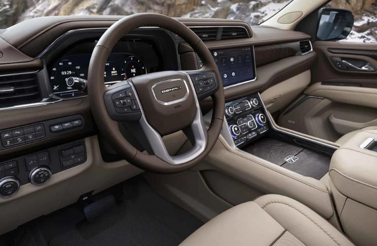 2022 GMC Yukon front interior