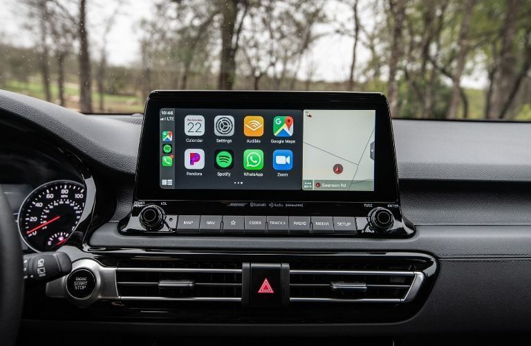 2021 Kia Seltos infotainment touchscreen