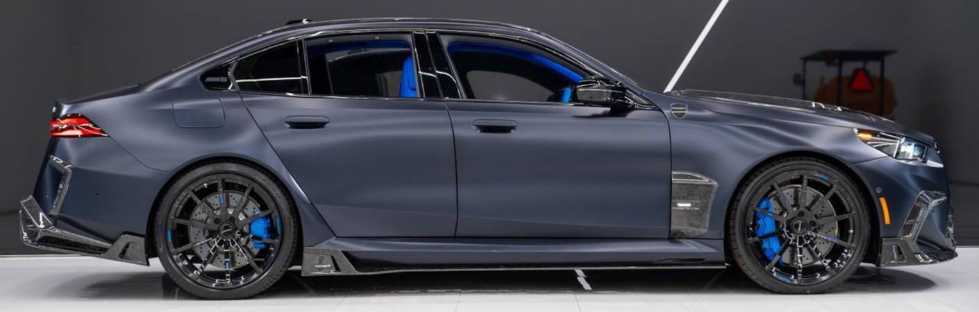 Side view of the 2025 BMW M5 MANSORY