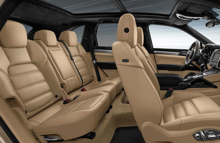 2017 Porsche Cayenne Turbo Back Seats