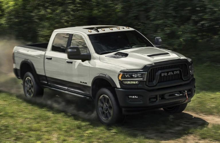 2023 RAM 2500 on an off-road track