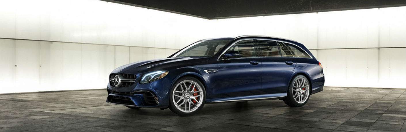 2018 Mercedes-Benz AMG® E 63 S Wagon blue side view