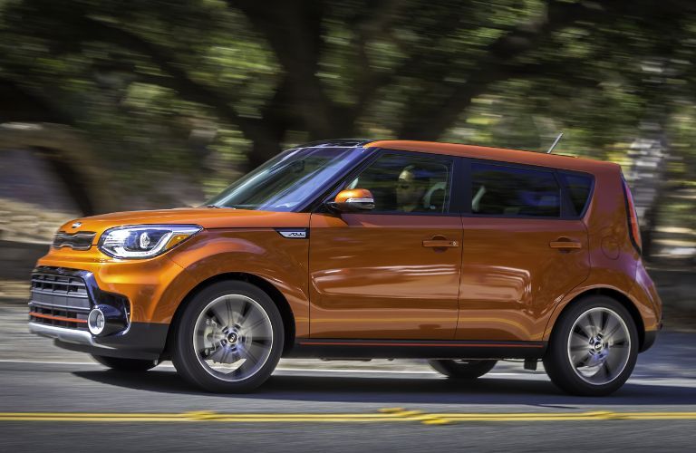 2017 Kia Soul on road