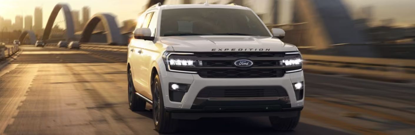 2024 Ford Expedition on a bridge