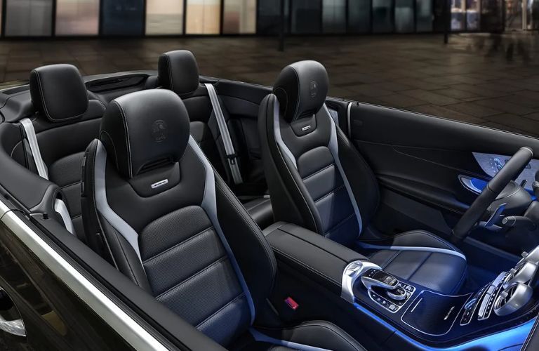 Seating view of the 2023 Mercedes-AMG C 43 Cabriolet