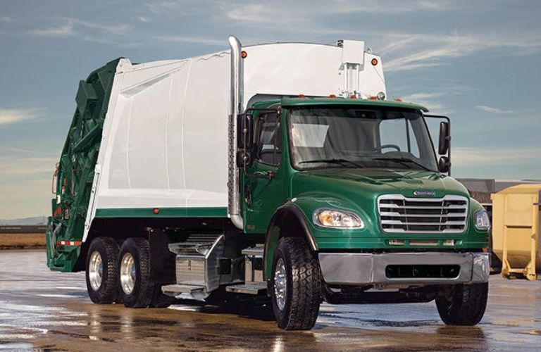 Freightliner garbage truck