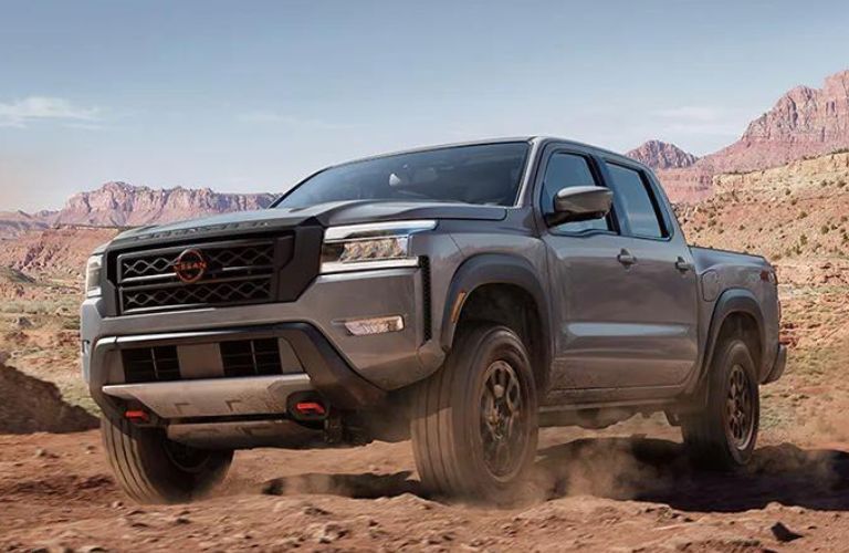 2024 Nissan Frontier front and side view