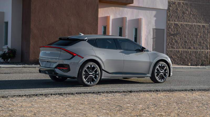 A side external view of the 2025 Kia EV6