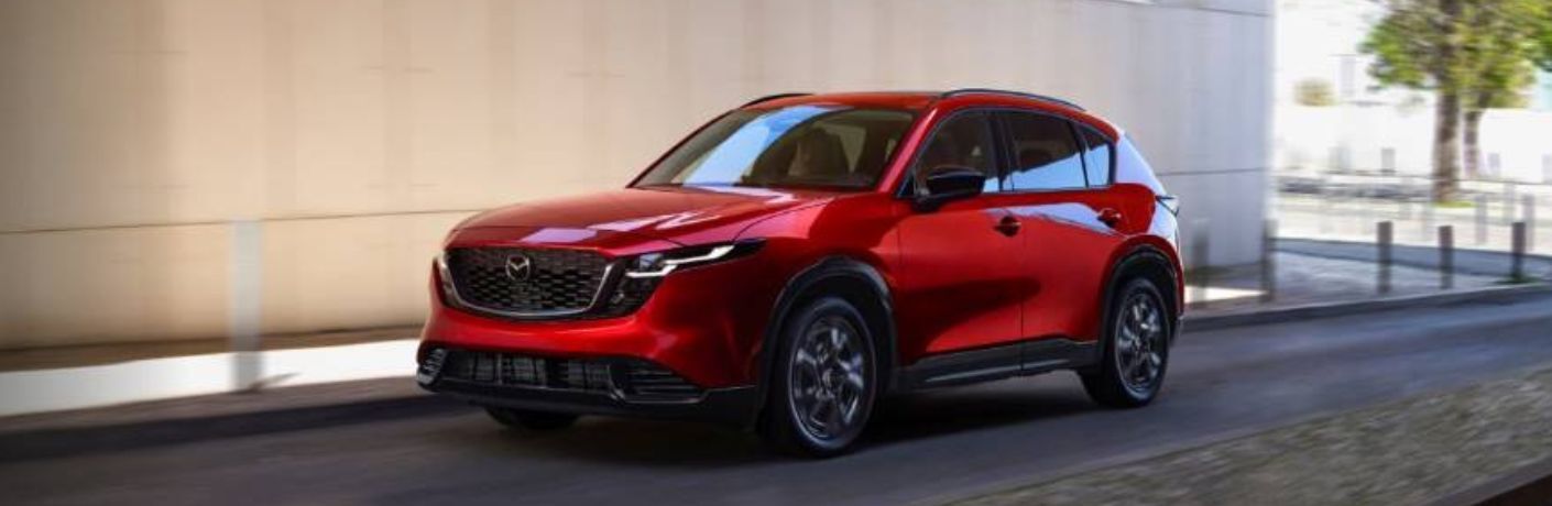 2026 Mazda CX-5 front and side view