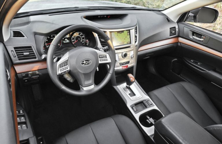 cockpit of a Subaru