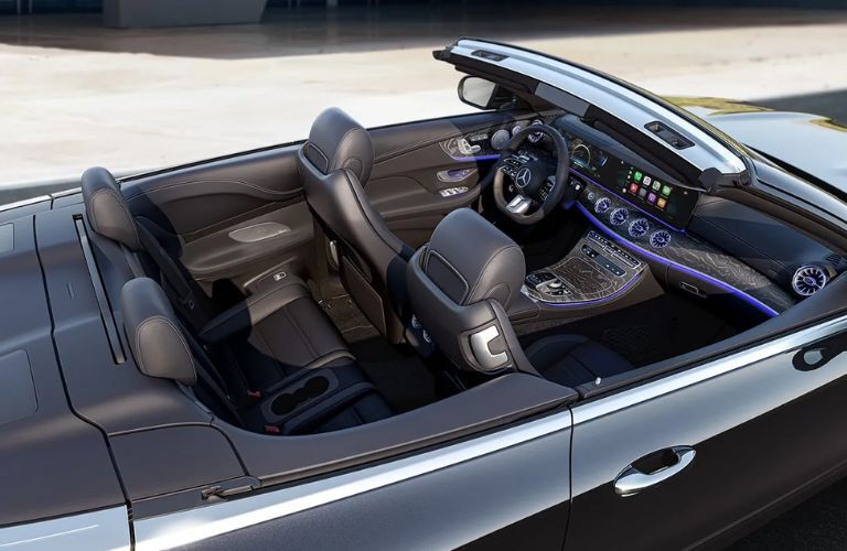 Interior cabin view of the 2023 Mercedes-AMG E 53 Cabriolet