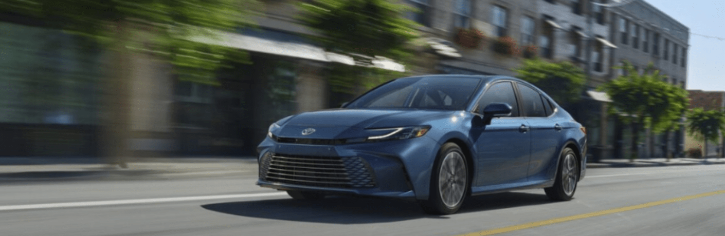 2025 Toyota Camry on road